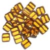 25 9x8x3mm Topaz with Bronze Edge Windows